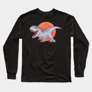 Unleashed Fury: The Indominus Rex Long Sleeve T-Shirt